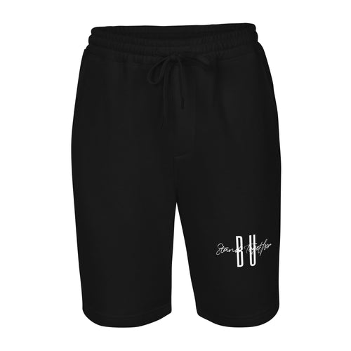 Black fleece shorts 