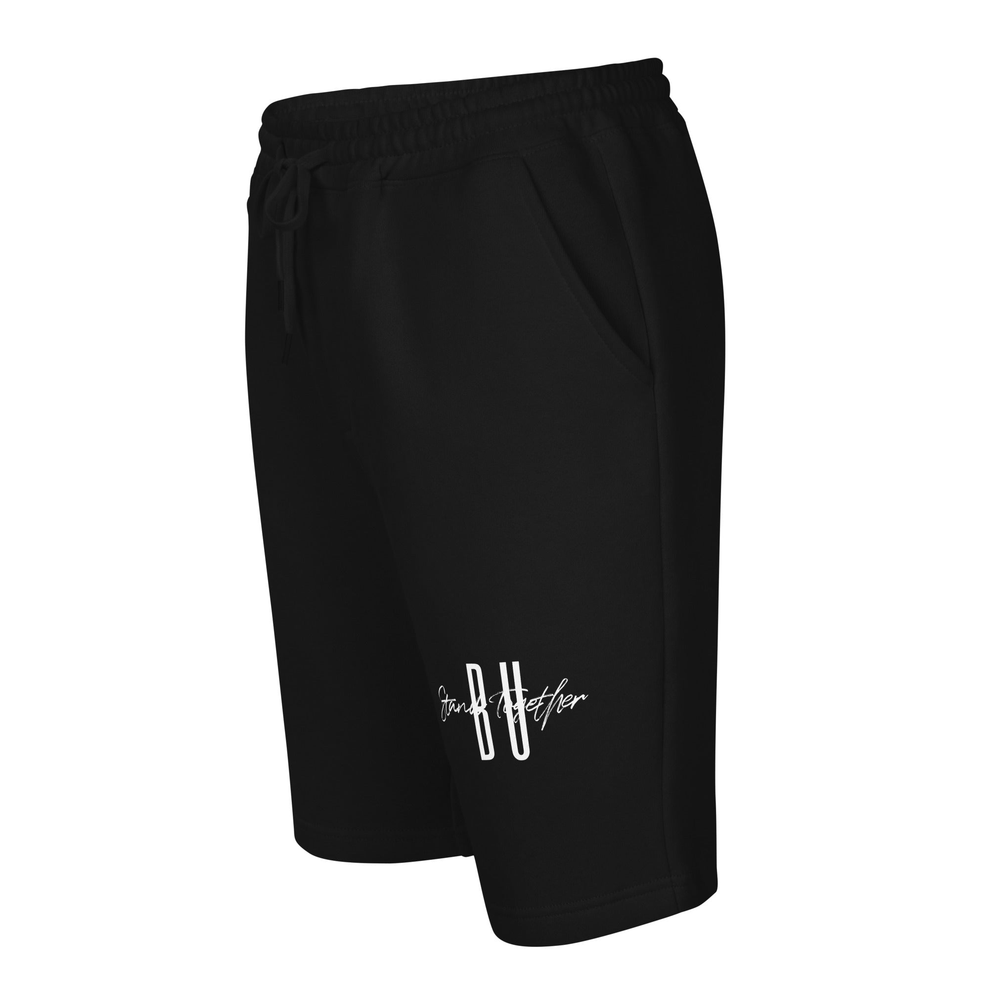 Black fleece shorts 