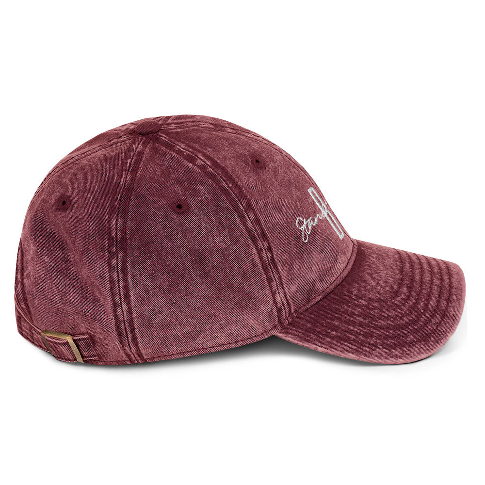 Maroon cap