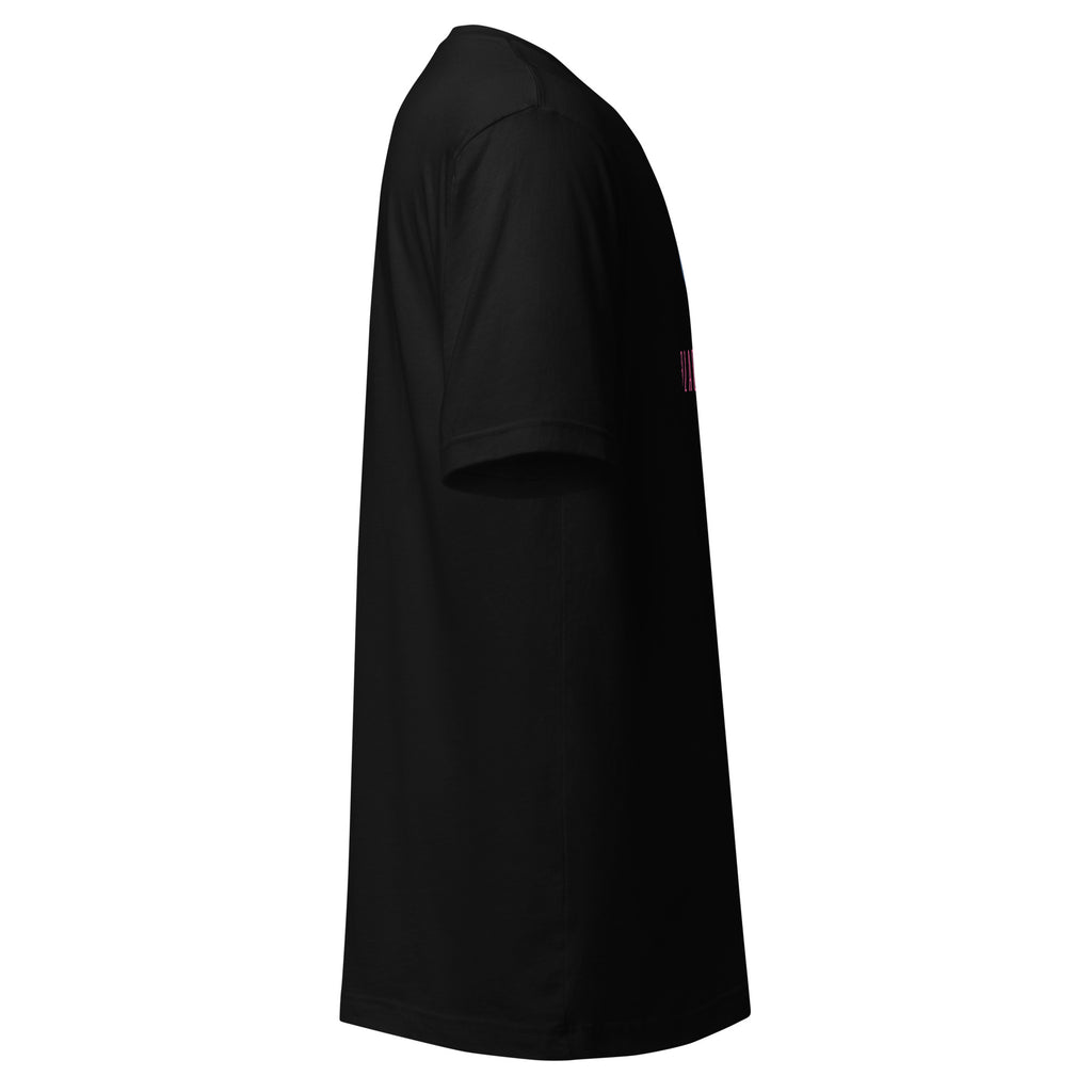 Black unisex T-shirt 