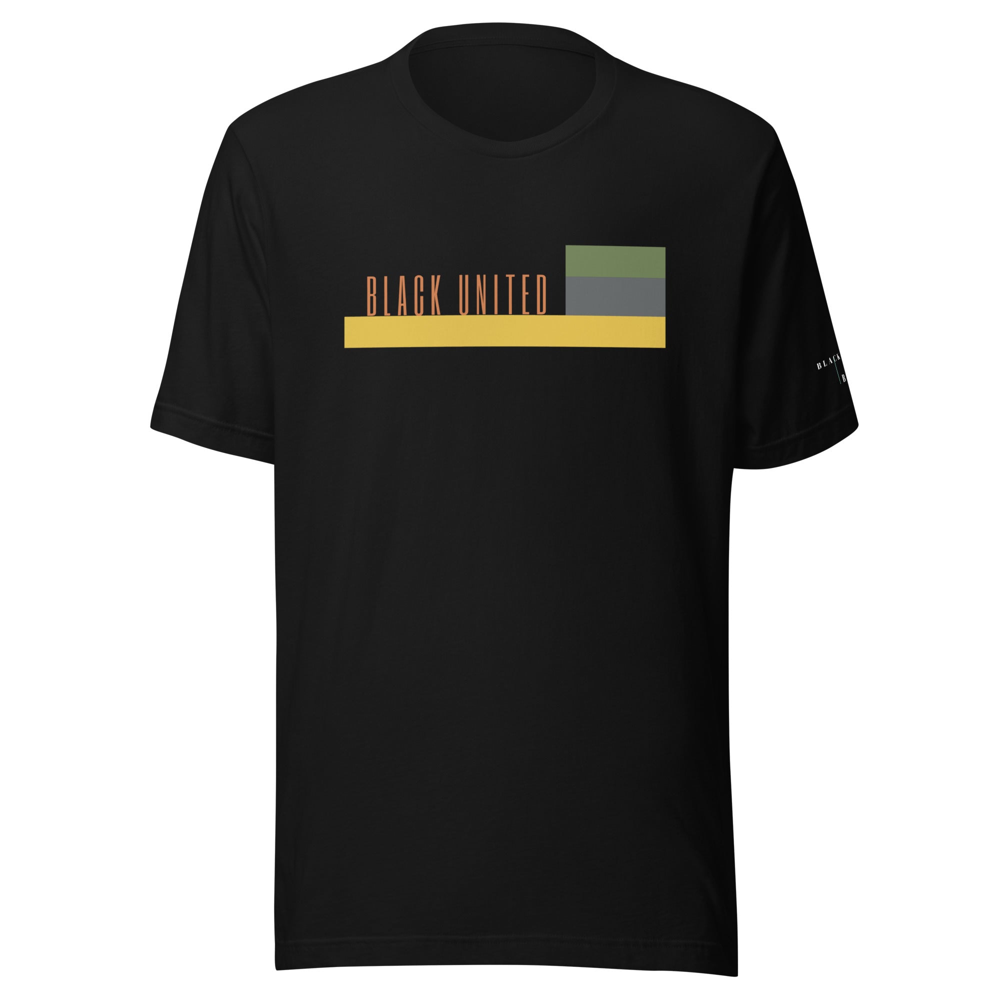 Black unisex T-shirt 