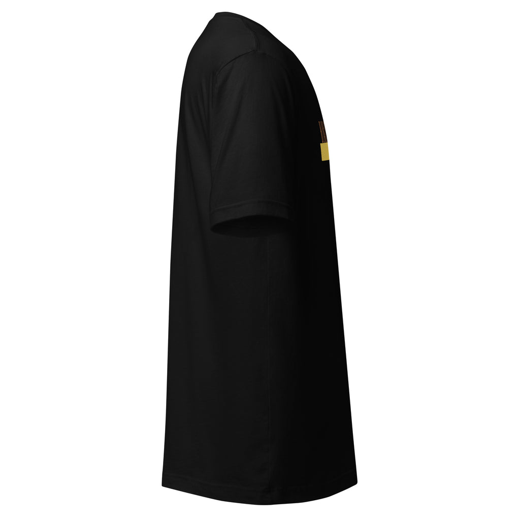 Black unisex T-shirt 