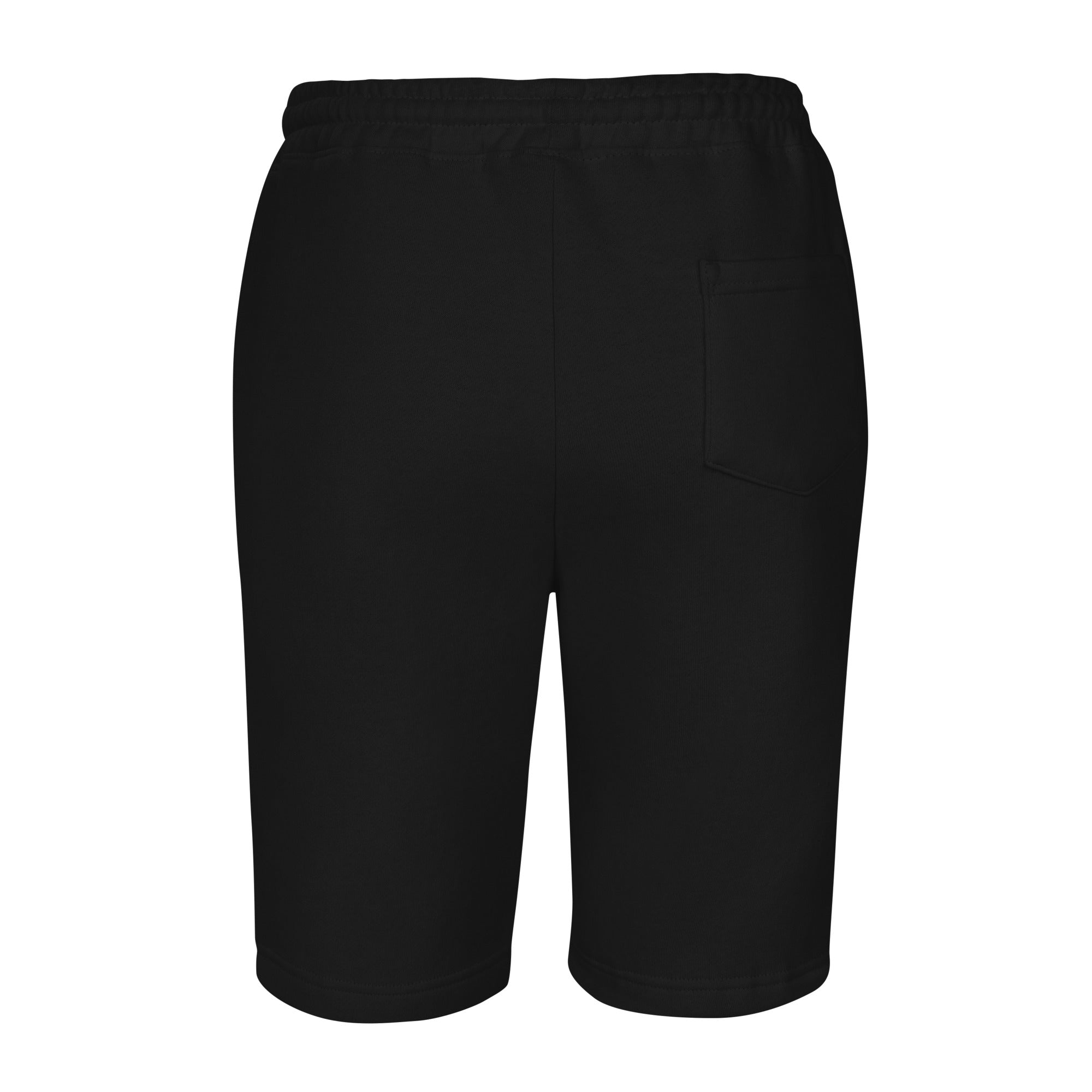 Black fleece shorts 