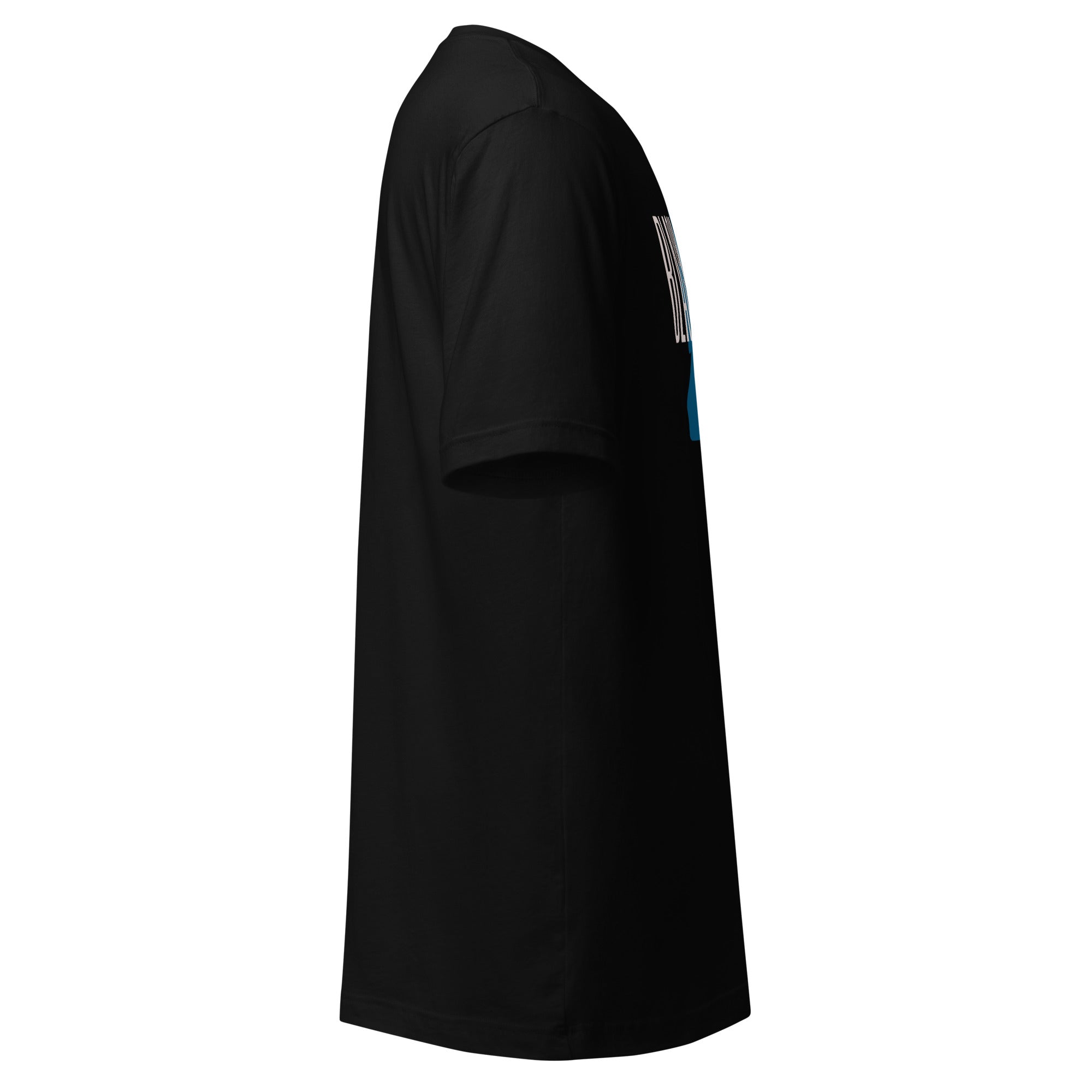 Black unisex T-shirt 