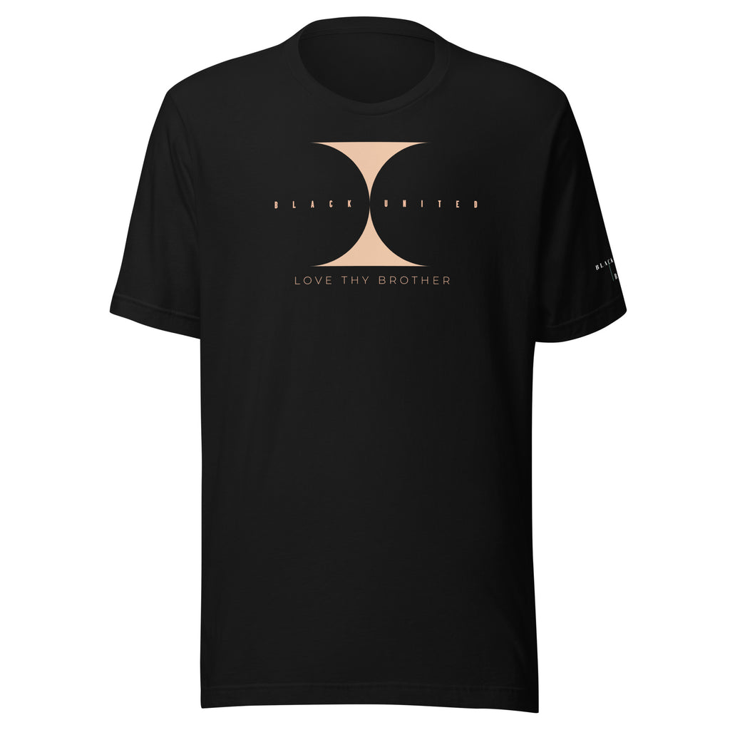 Black unisex T-shirt 
