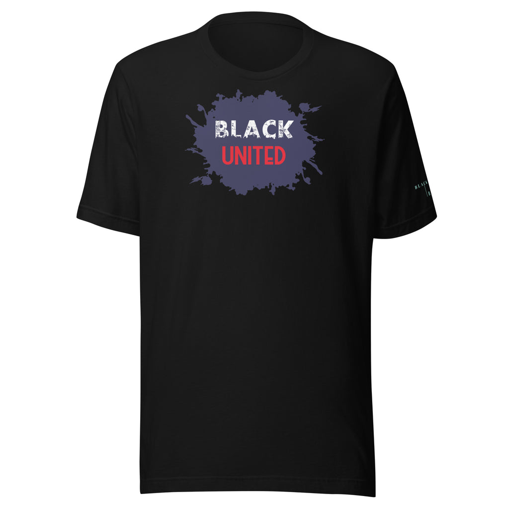 Black unisex T-shirt 
