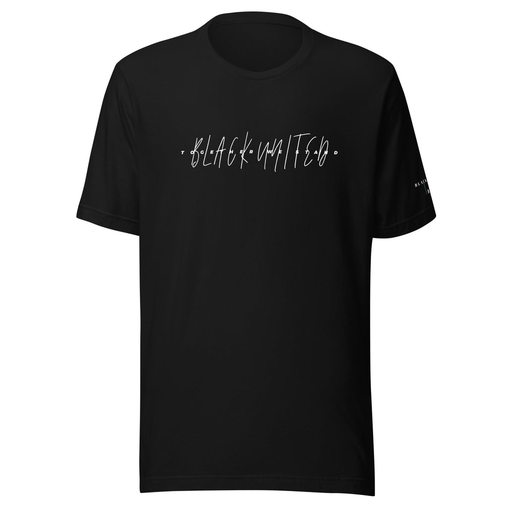 Black unisex T-shirt 
