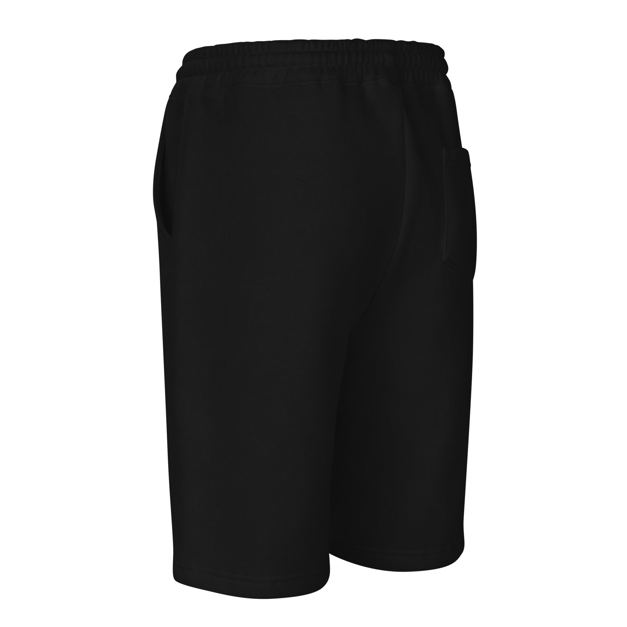 Black United fleece shorts