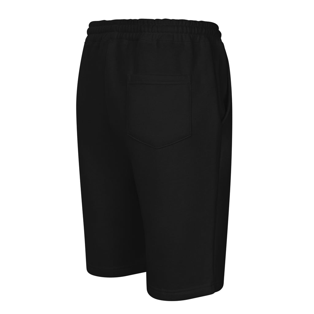 Black United fleece shorts
