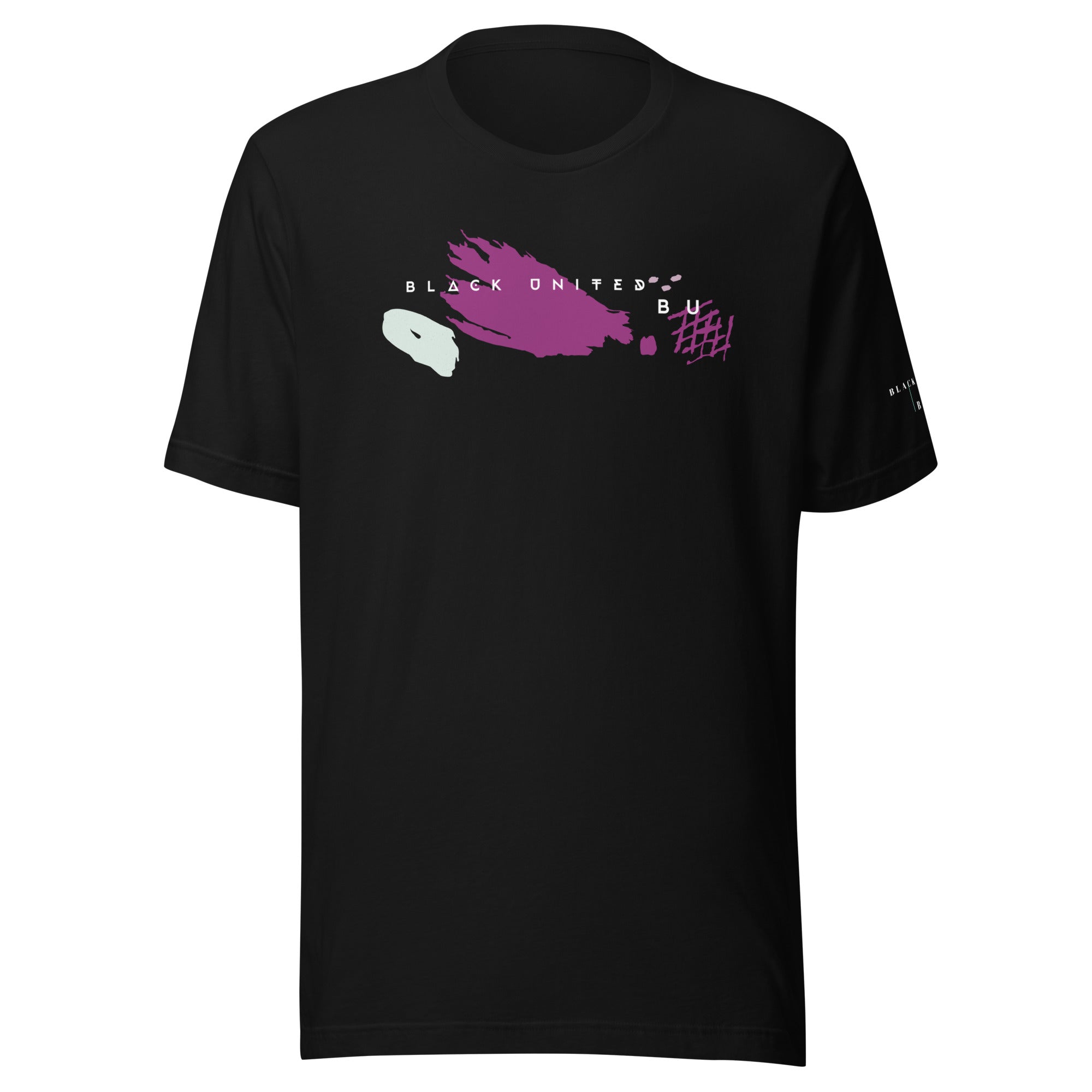 Black unisex T-shirt 