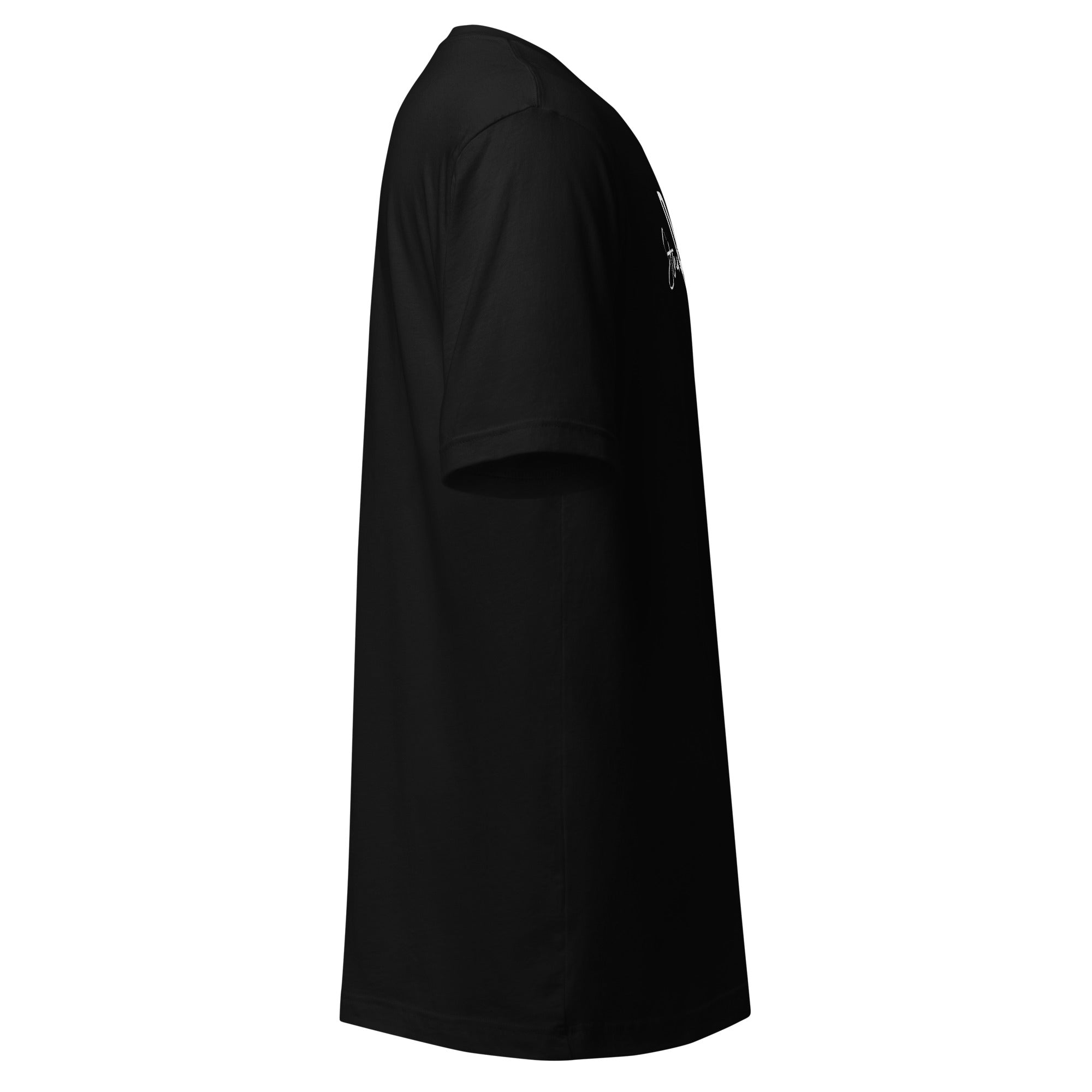 Black unisex T-shirt 