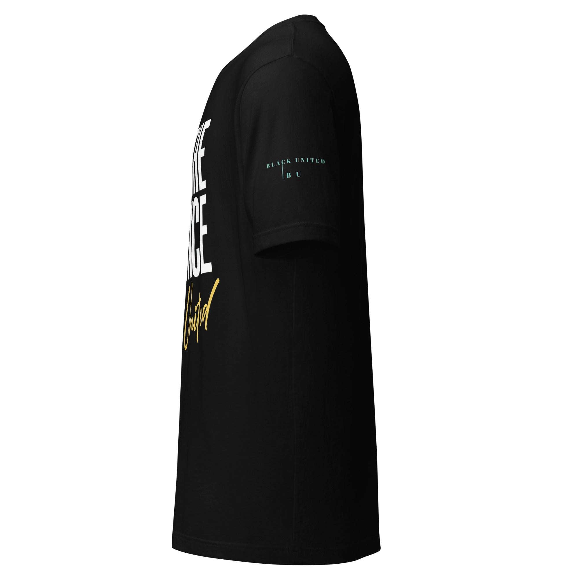Black unisex T-shirt