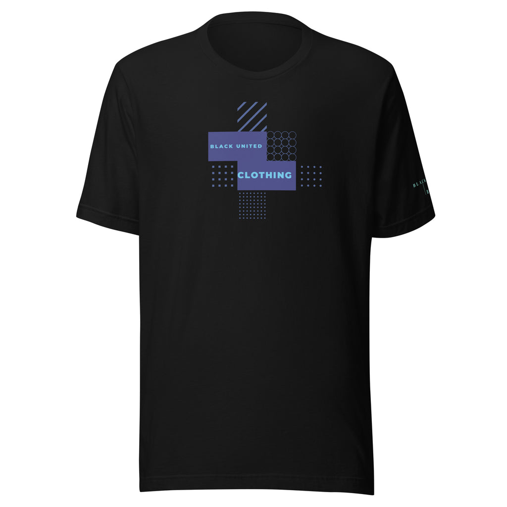 Black unisex T-shirt 