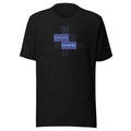 Black unisex T-shirt 