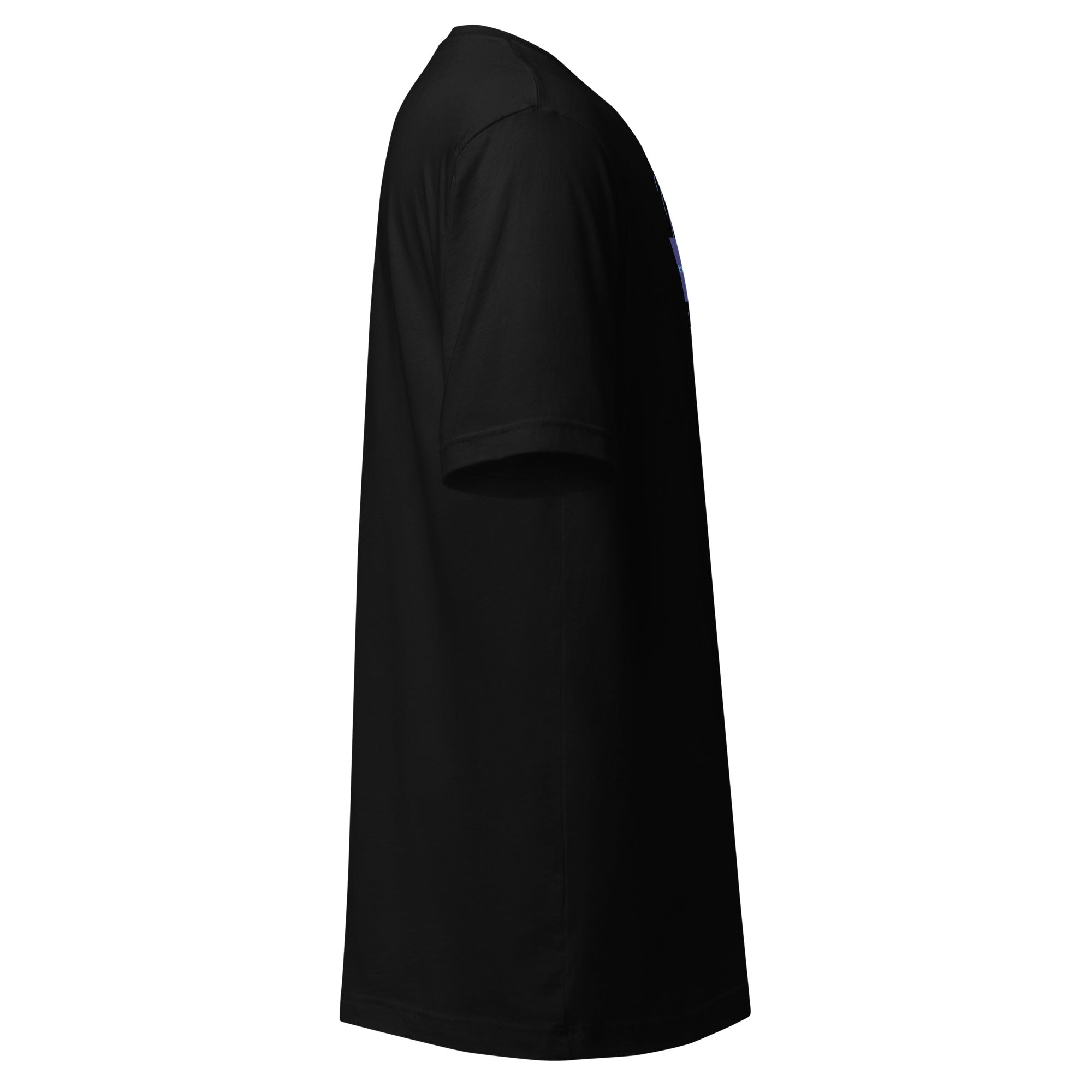 Black unisex T-shirt 