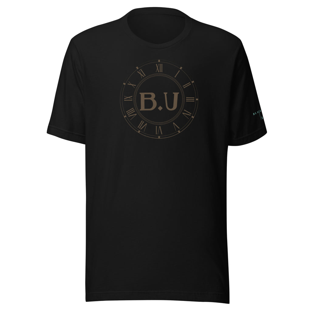 Black unisex T-shirt 