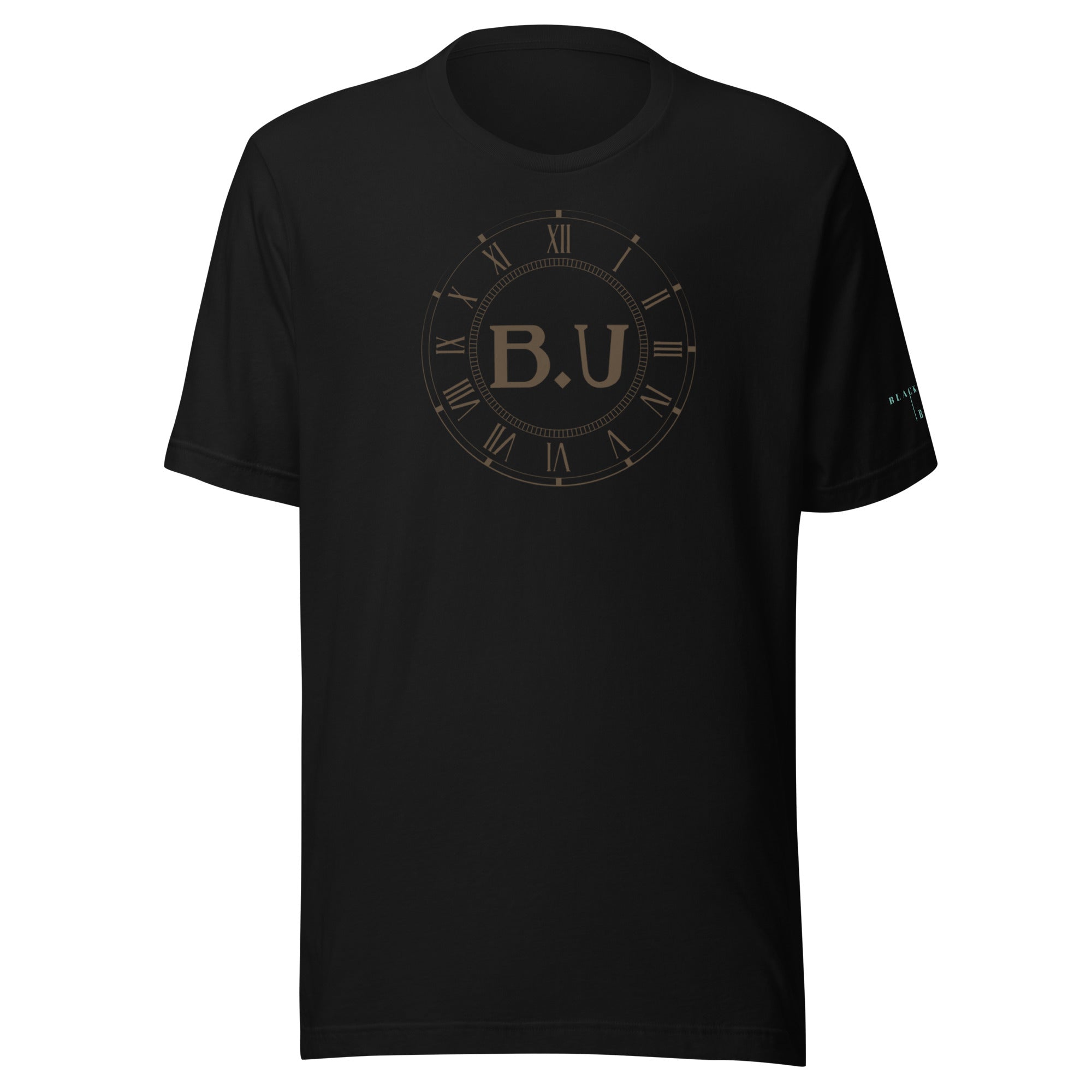 Black unisex T-shirt 