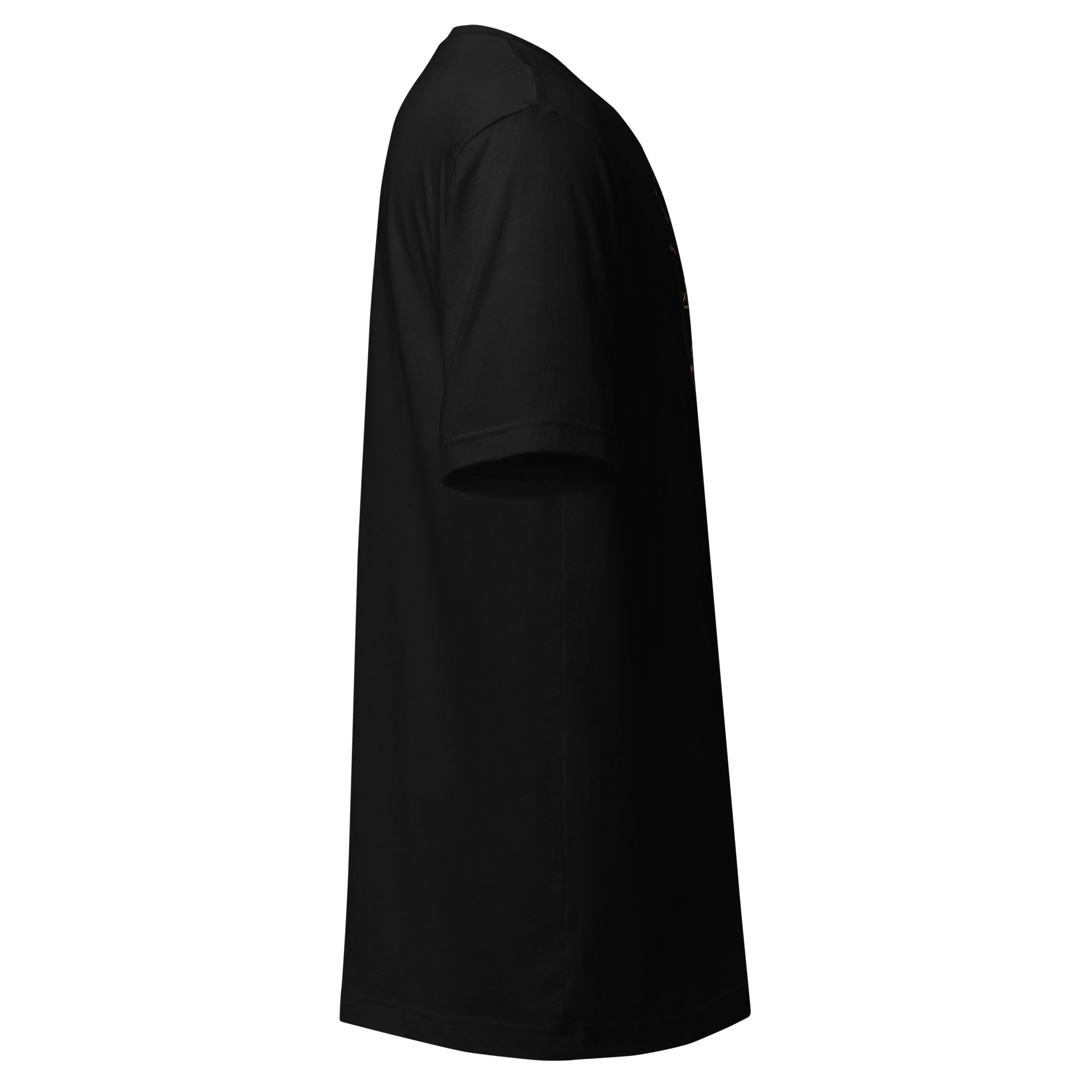 Black unisex T-shirt 